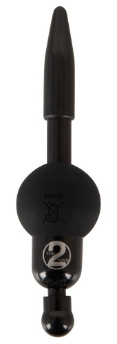Черный уретральный вибростимулятор Vibrating Penis Plug фото 2