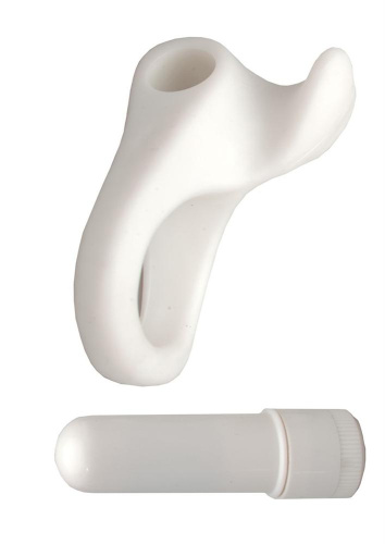 Белое виброкольцо Throb Белое виброкольцо Throb