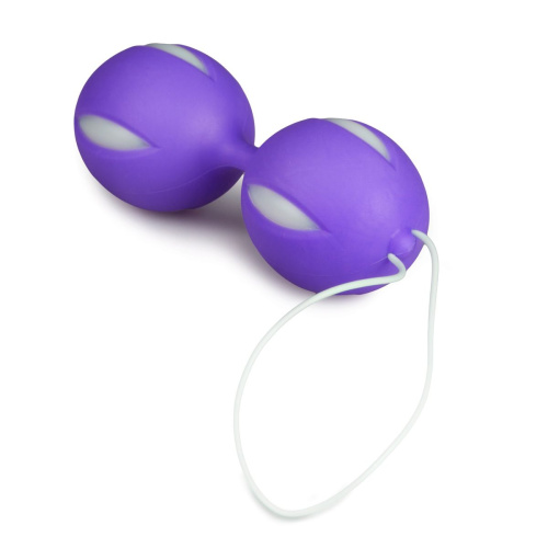 Фиолетовые вагинальные шарики Wiggle Duo фото 3