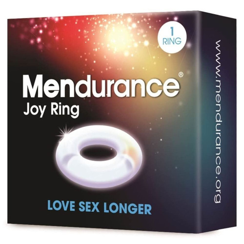Белое эрекционное кольцо Mendurance Joy Ring фото 2