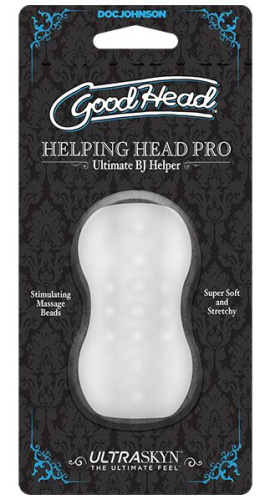 Прозрачный мини-мастурбатор Helping Head Pro фото 2