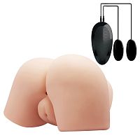 Вагина и попка с вибрацией CRAZY BULL