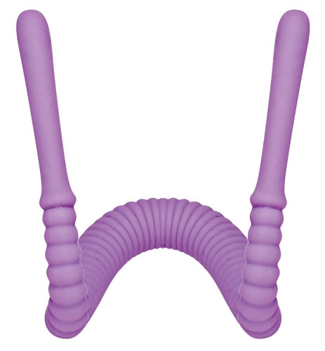 Фиолетовый гибкий фаллоимитатор Intimate Spreader для G-стимуляции фото 2