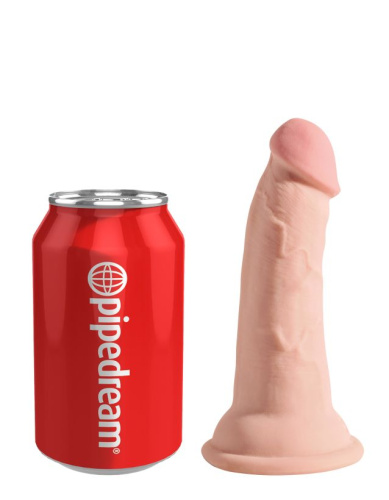 Телесный фаллоимитатор на присоске 5  Triple Density Cock - 15,24 см. фото 6