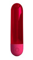 Красная перезаряжаемая вибропуля Kiwi