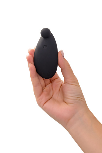 Черный вибростимулятор клитора Satisfyer Spot On 2 фото 5