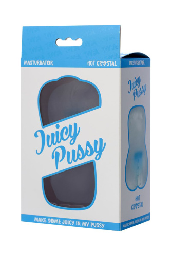 Прозрачный реалистичный мастурбатор Juicy Pussy Hot Crystal фото 7