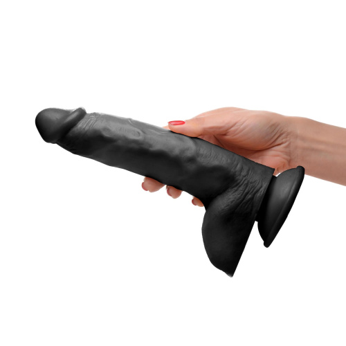 Черный фаллоимитатор Beefy Brad 9’’ Dildo with Balls - 22,4 см. фото 4