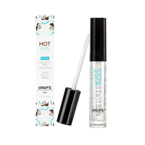 Блеск для губ Hot Kiss Coconut с ароматом кокоса - 7 мл. фото 2