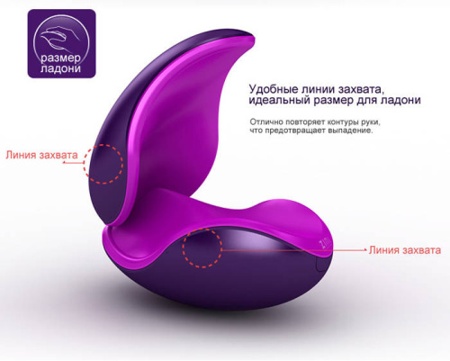 Фиолетовый вибратор для пары 2 в 1 ZINI DEUX фото 5
