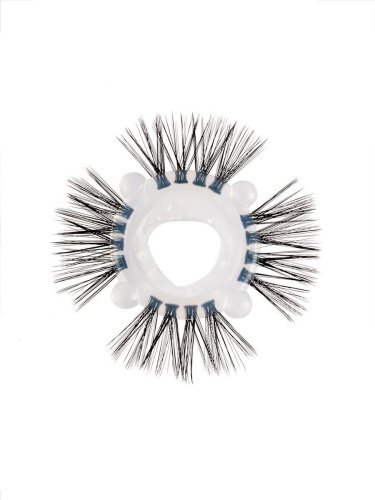 Эластичное эрекционное кольцо с черными «ресничками» фото 3 Эластичное эрекционное кольцо с черными «ресничками» фото 3