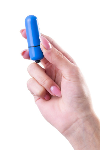 Синяя вибропуля A-Toys Braz - 5,5 см. фото 5 Синяя вибропуля A-Toys Braz - 5,5 см. фото 5