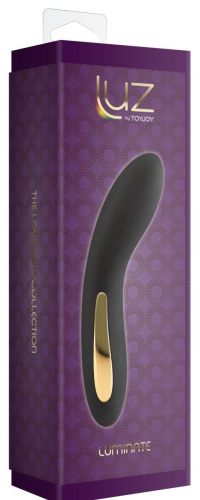 Черный вибромассажёр Luminate Vibrator - 17 см. фото 2 Черный вибромассажёр Luminate Vibrator - 17 см. фото 2