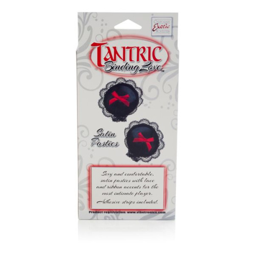 Сатиновые пестисы с бантиками Satin Pasties фото 4