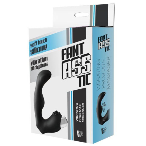 Черный вибромассажер простаты FantASStic Vibrating Prostate Massager - 11,3 см. фото 2 Черный вибромассажер простаты FantASStic Vibrating Prostate Massager - 11,3 см. фото 2