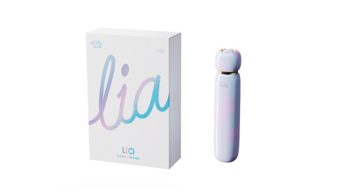 Сиреневый вакуумный стимулятор клитора Lia фото 6