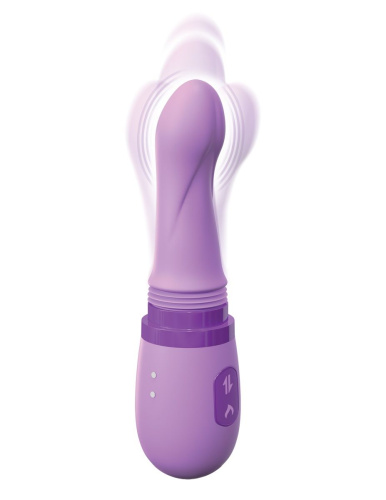 Фиолетовый вибростимулятор Her Personal Sex Machine - 21,3 см. фото 3
