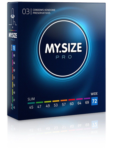 Презервативы MY.SIZE размер 72 - 3 шт.