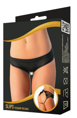 Изящные контактные трусики-слипы с цветочным кружевом фото 4