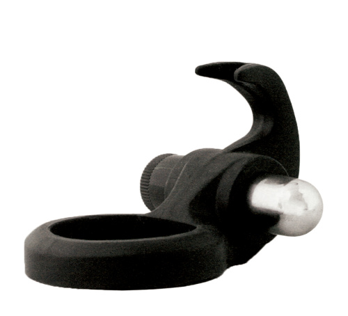 Чёрное виброкольцо Tsunami Чёрное виброкольцо Tsunami