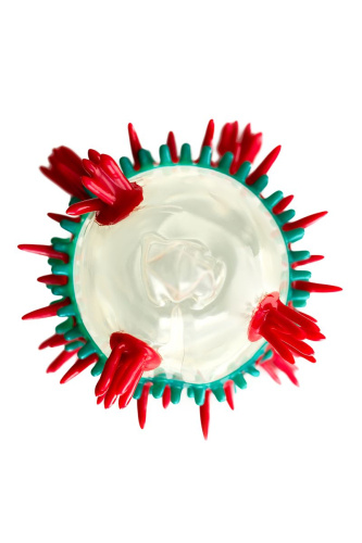 Презерватив с пучками усиков  Стимулирующая штучка №3  - 1 шт. фото 5