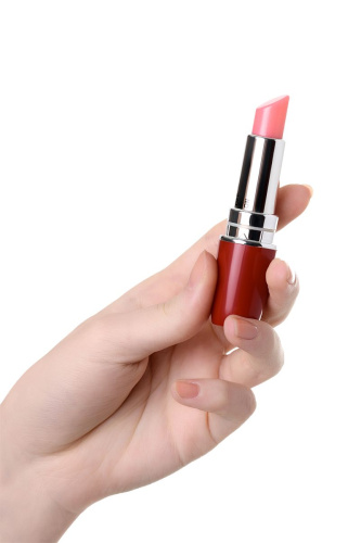 Красный мини-вибратор в форме губной помады Lipstick Vibe фото 5