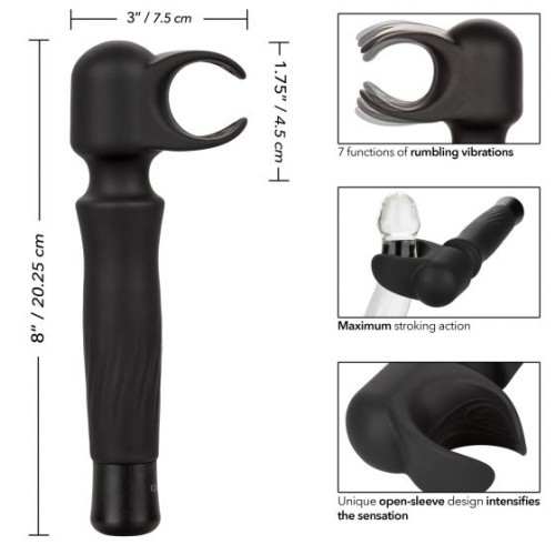 Черный вибромастурбатор Masturwand Vibrating Stroker фото 4 Черный вибромастурбатор Masturwand Vibrating Stroker фото 4