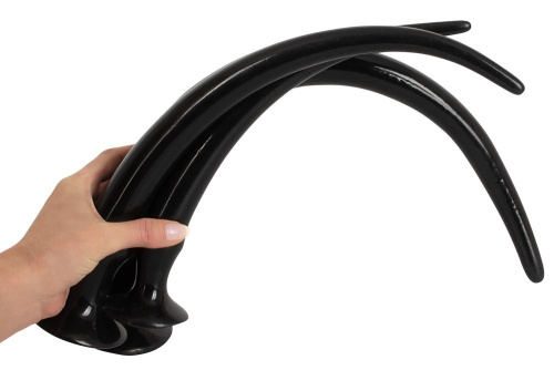 Набор из 3 длинных анальных пробок Super Long Flexible Butt Plug Set фото 4