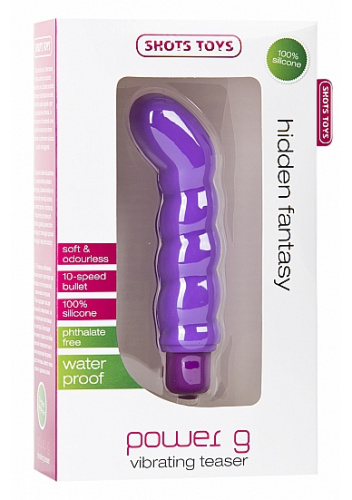 Фиолетовый вибратор со стимуляцией точки G - 18 см. фото 2 Фиолетовый вибратор со стимуляцией точки G - 18 см. фото 2