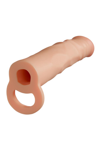 Телесная насадка-удлинитель Fortitude с подхватом - 17,7 см. фото 4