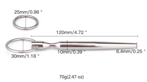 Металлический уретральный конусовидный плаг Металлический уретральный конусовидный плаг