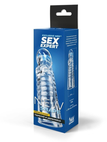 Прозрачная закрытая насадка на член - 15 см. фото 3 Прозрачная закрытая насадка на член - 15 см. фото 3