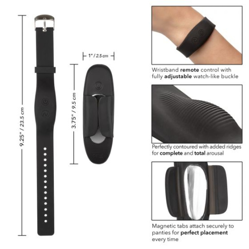 Стимулятор в трусики с пультом-браслетом Lock-N-Play Wristband Remote Panty Teaser фото 3