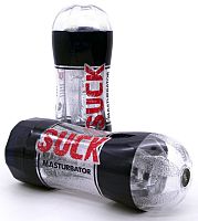 Прозрачный мастурбатор-вагина Suck