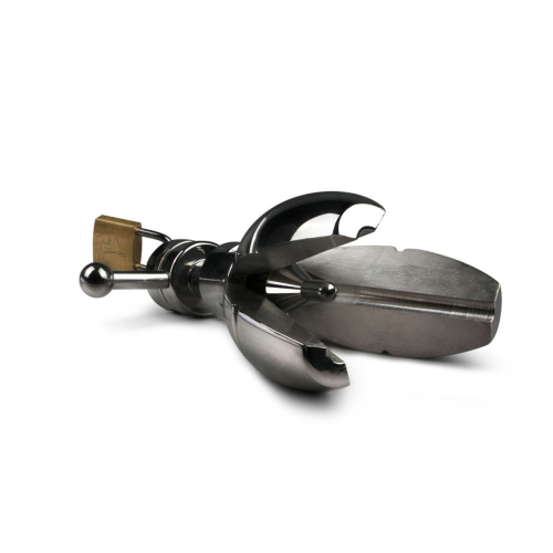 Анальный расширитель Sinner Metal Anal Spreader Butt Plug - 14 см. фото 2