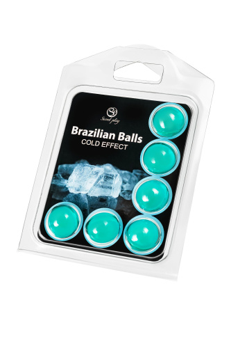 Набор из 6 шариков с массажным маслом Brazilian Balls с охлаждающим эффектом фото 3