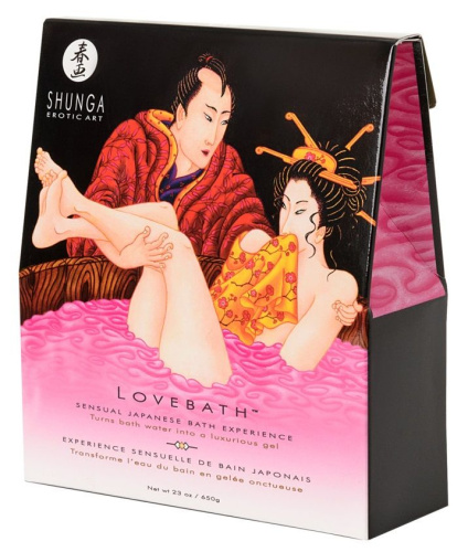 Соль для ванны Lovebath Dragon Fruit, превращающая воду в гель - 650 гр. фото 2