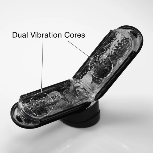 Черный мастурбатор Tenga Flip Zero Gravity с вибрацией фото 3