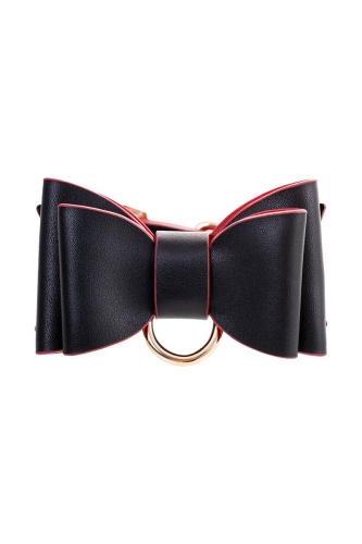 Черно-красный бондажный набор Bow-tie фото 10
