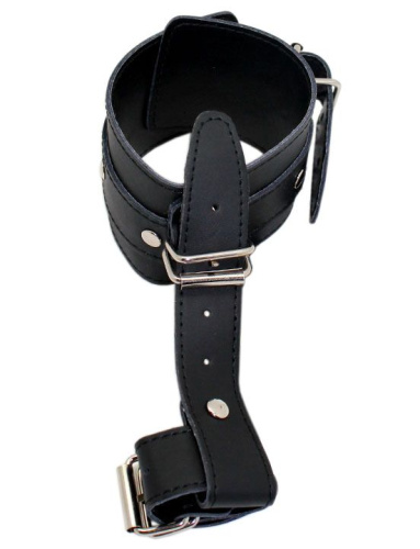 Черная манжета с фиксацией больших пальцев фото 5