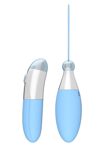 Голубой вибростимулятор Remote Soft Touch Stimulator - 10 см. фото 2