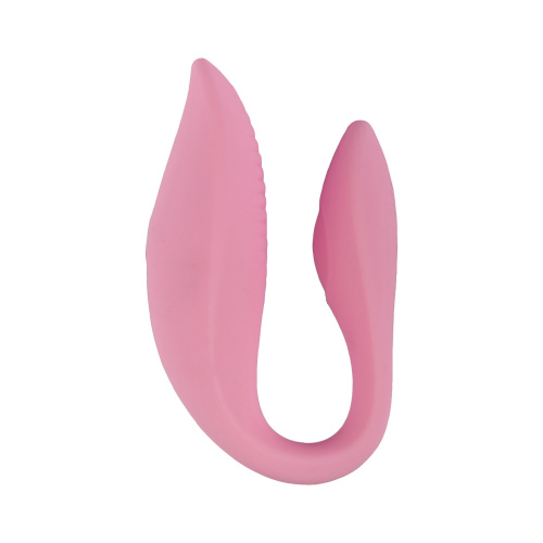 Розовый U-образный вибростимулятор для пар с управлением через приложение фото 2 Розовый U-образный вибростимулятор для пар с управлением через приложение фото 2