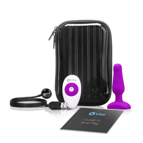 Анальная вибропробка NOVICE REMOTE CONTROL PLUG FUCHSIA - 10,2 см. фото 4