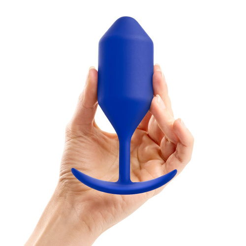 Синяя пробка для ношения Snug Plug 4 - 14,5 см. фото 3