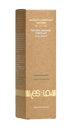Натуральная массажная смазка Natural Massage Lubricant Orange Blossom - 100 мл. фото 3