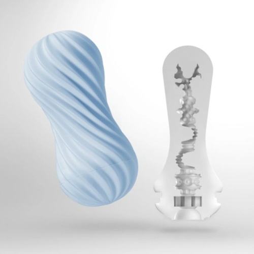Мастурбатор Tenga Flex Bubbly Blue фото 2
