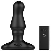 Черный вибростимулятор простаты Nexus Bolster - 12,3 см.