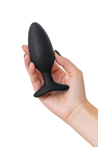 Черная анальная втулка LOVENSE Hush 2 (M) - 13,5 см. фото 6