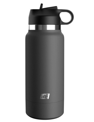 Серый мастурбатор в виде бутылки F*ck Flask фото 3