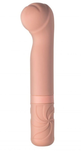 Бежевый мини-вибратор Rocky’s Fairy Mallet - 14,7 см. Бежевый мини-вибратор Rocky’s Fairy Mallet - 14,7 см.